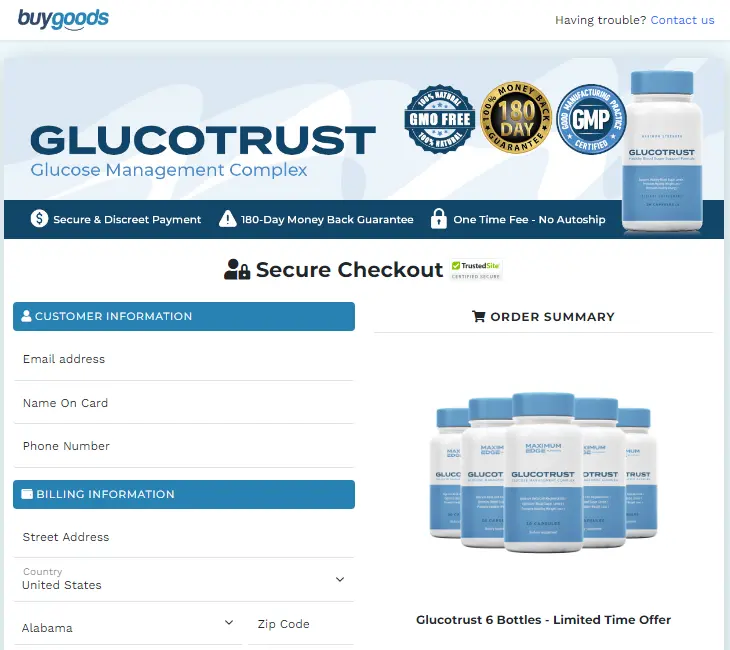 Glucotrust order